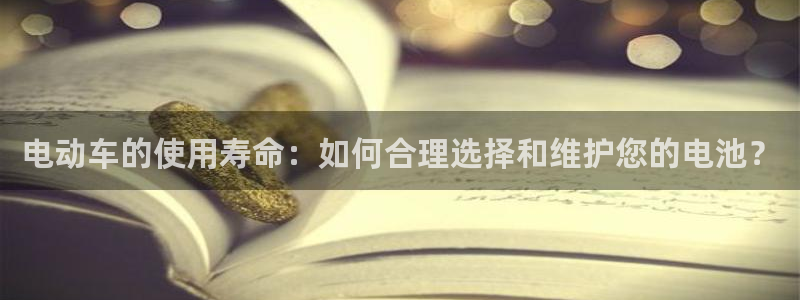 优发国际网站178：电动车的使用寿命：如何合理选择和维护您的电池？