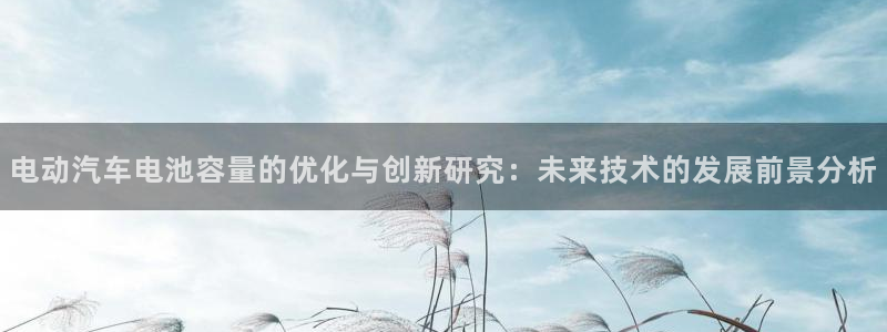 优发国际平台g80：电动汽车电池容量的优化与创新研究：未来技术的发展前景分析